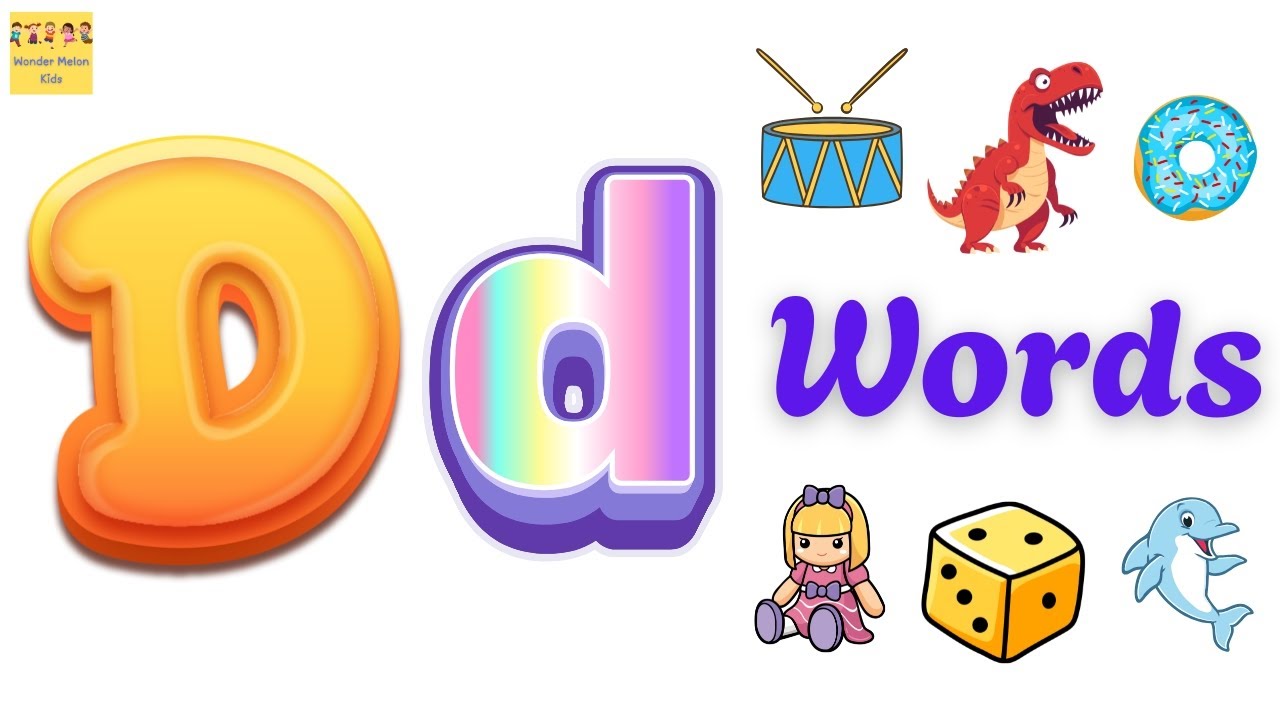 Alphabet D Words for Kids | Learn the Letter D with Fun Pictures