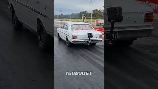 Ford Barra powered XW Falcon. 8.07 @ 175mph.