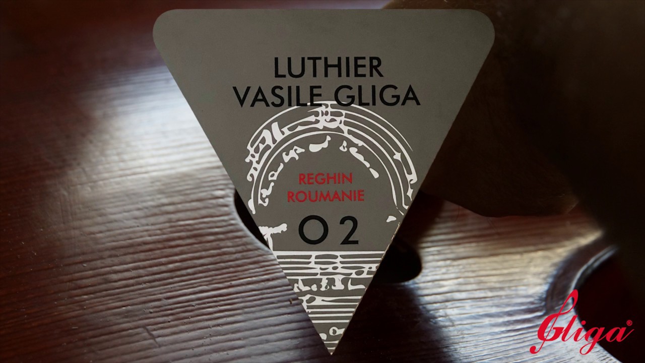 4/4 MAESTRO VASILE GLIGA Ash One Piece Back Violin * Code: C5020