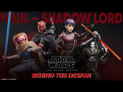 Star Wars: Maul – Shadow Lord The Black Series Figures Revealed! | Behind The Design