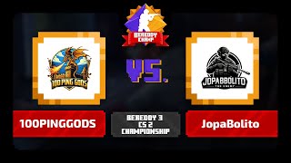 BeReddy 3 | CS 2 Championship | 100PINGGODS vs JopaBolito | Div 2