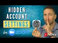 Hidden Account Settings in Zoom #Shorts