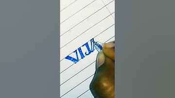 how to write Vijay name in writing ❤️#shorts