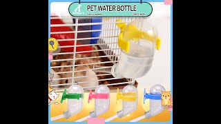 Rennas 60Ml Hamster Water Bottle For Hamster Water Dispenser Hamster Accessories Pet Care Food