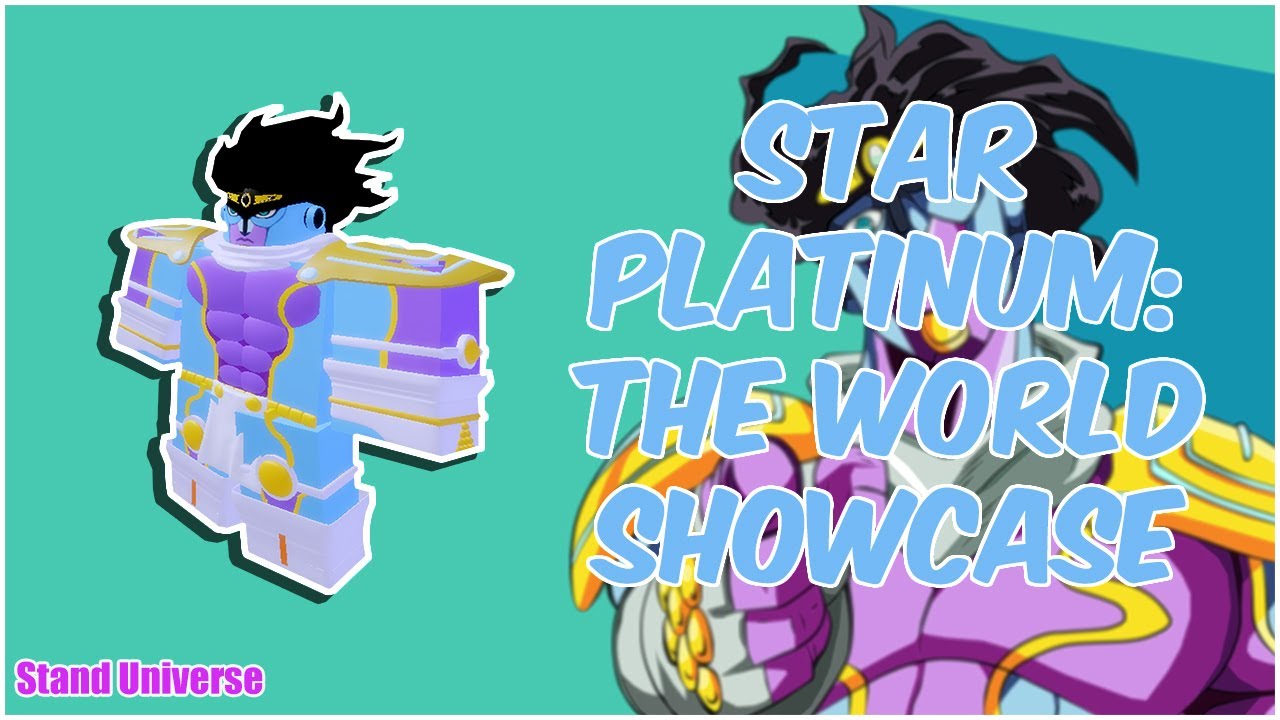 STANDS AWAKENING - Star Platinum The World SHOWCASE 4K 