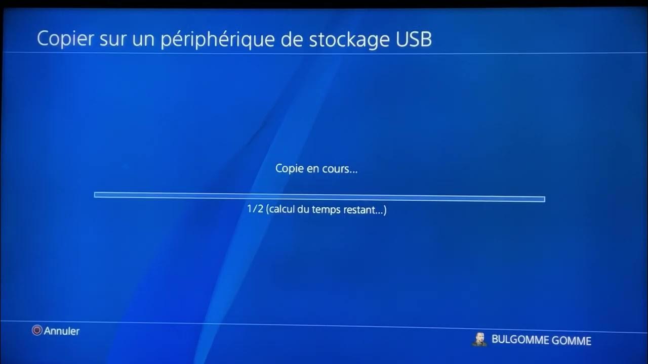 Transfert de sauvegarde sur lecteur externe ps4 et ps5 YouTube