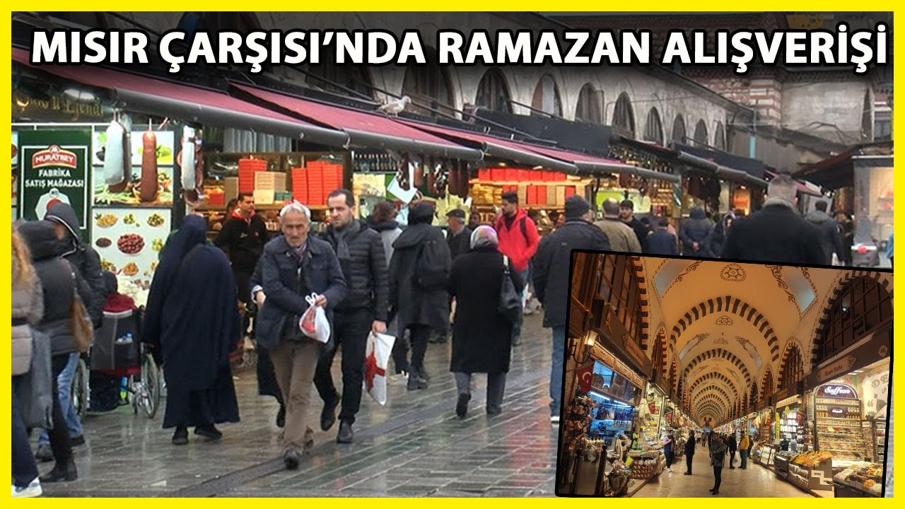 Mısır Çarşısı'nda Ramazan Hareketliliği