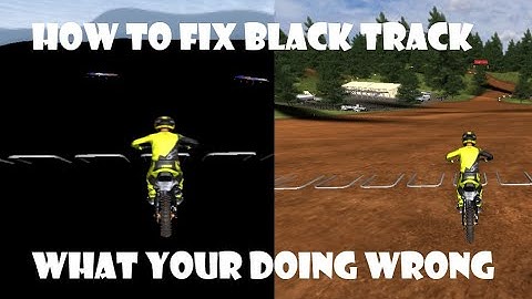 how to fix decals on tracks not showing in mx simulator