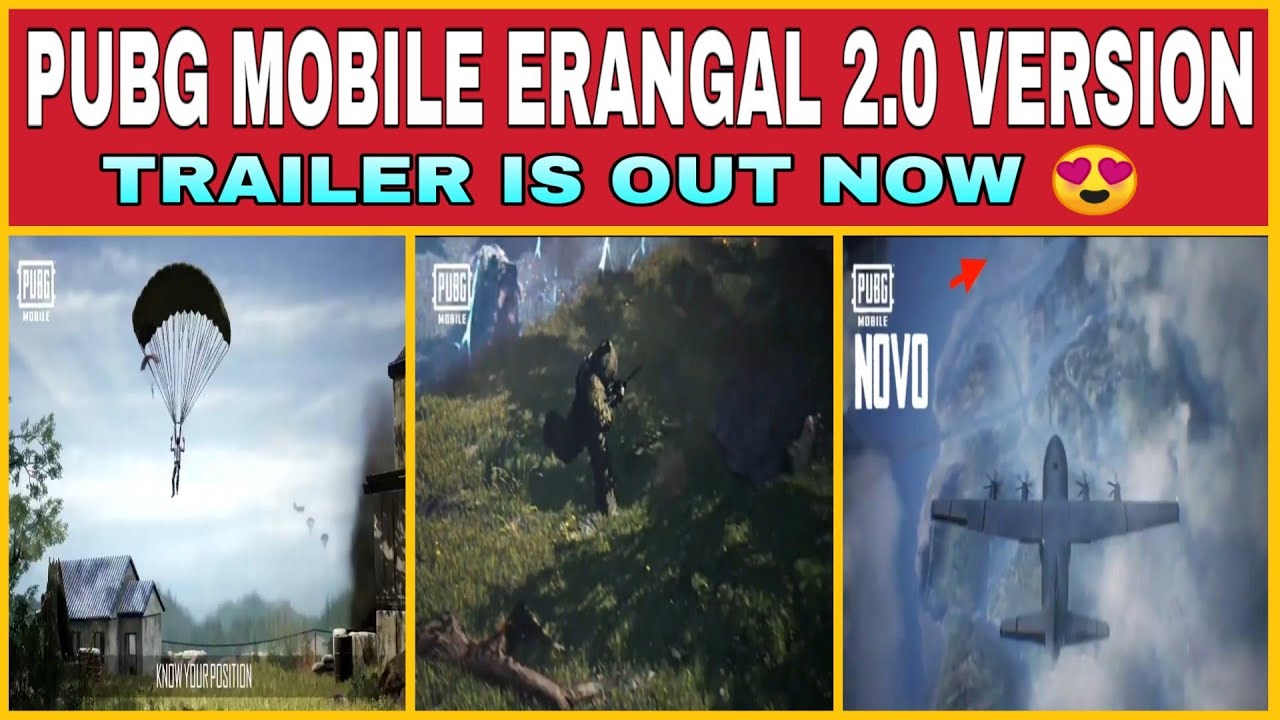 Erangal PUBG MOBILE ERANGAL 2.0 VERSION || TRAILER IS OUT NOW 😍|| - YouTube