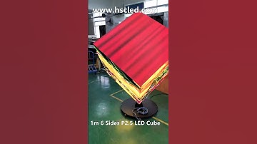 6 Sides 1m P2.5 Indoor LED Cube