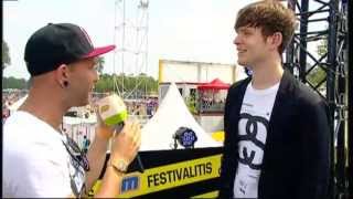 Interview James Blake @ Rock Werchter 2013