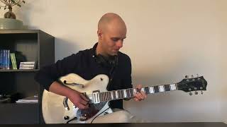 Improvising session with the natural and harmonic minor scale