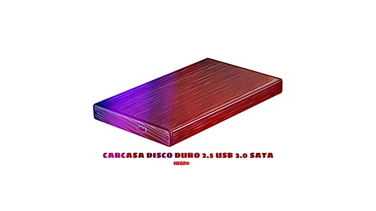 Carcasa disco duro 2.5 USB 3.0 SATA Negro distribuido por CABLEPELADO ®