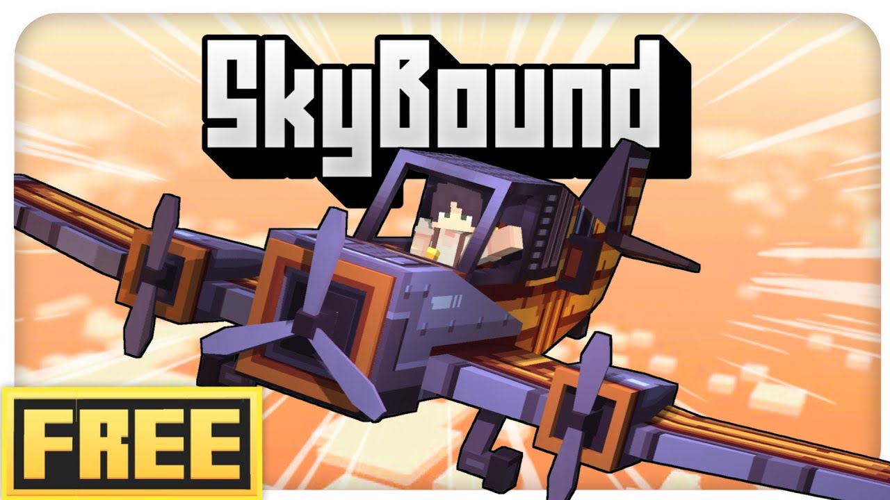 Skybound - Beyond Horizon Minecraft Bedrock Add-ons Trailer - YouTube