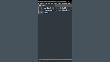 #5 How to reverse a list | python tip and tricks #short