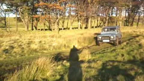 A Land Rover at madge hill