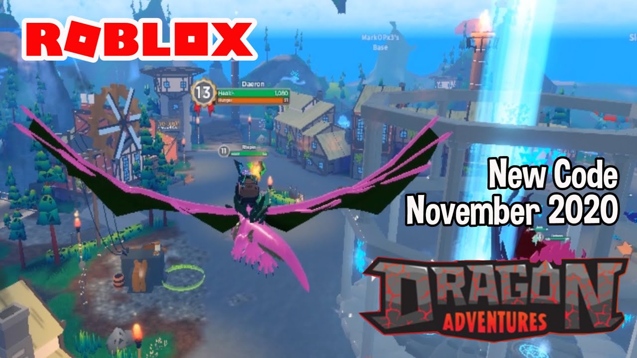 Roblox Dragon Adventures New Code November 2020 YouTube
