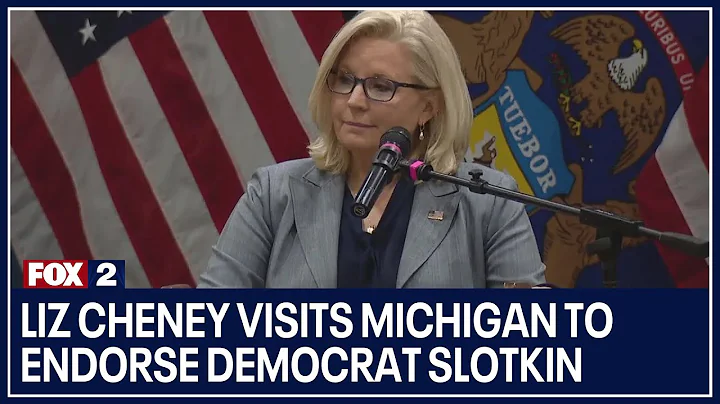 Republican Wyoming Rep. Liz Cheney visits Michigan...