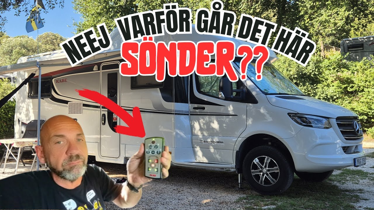 När husbilens stödben sa stopp – Kommer vi hem från Tyskland?