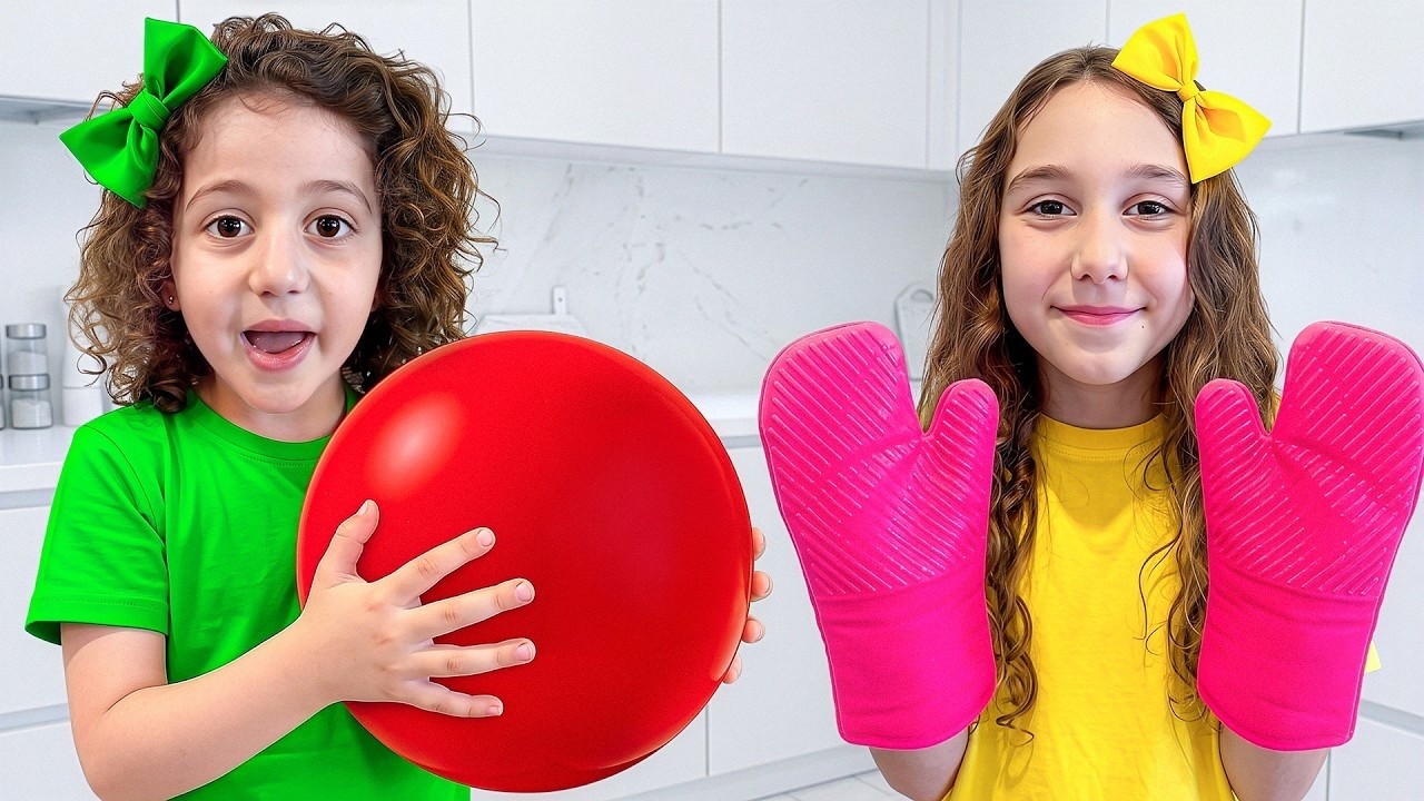 Sierra and Rhia pretend play - Sierra helps Rhia to play safe around the house