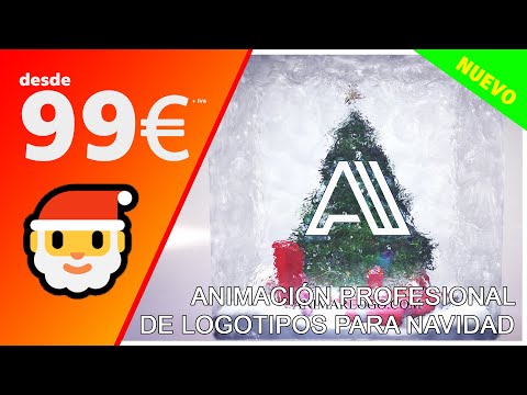 Felicitacion de navidad Cubo Árbol AL024 🔝 TU LOGO NAVIDEÑO ANIMADO DESDE 99€ 🔝 ANIMARLOGO.COM