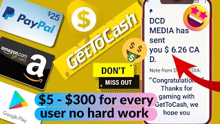 $5 GET TO CASH  REWARD APP new PayPal earning apps 2022 | PayPal earning apps today screenshot 4