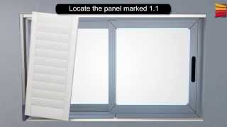 How to install Indoor PVC wood look shutters - BlindsDirect co za