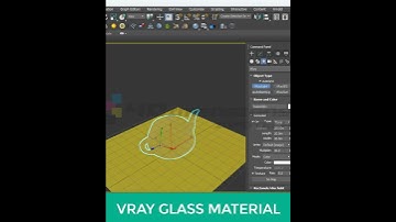 Step-by-Step Guide to Create Realistic glass Material in V-Ray for 3ds Max #vray #3dsmax
