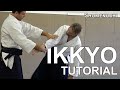 Aikido tips5 shomenuchi ikkyo  an older form