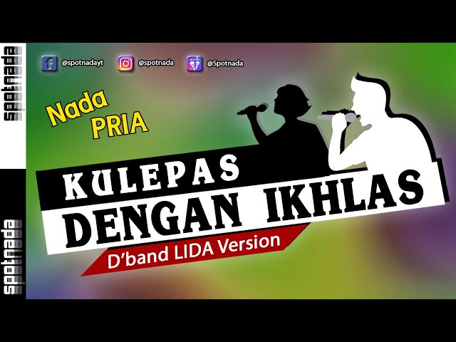 Karaoke Nada Pria - Kulepas dengan ikhlas by Lesti class=