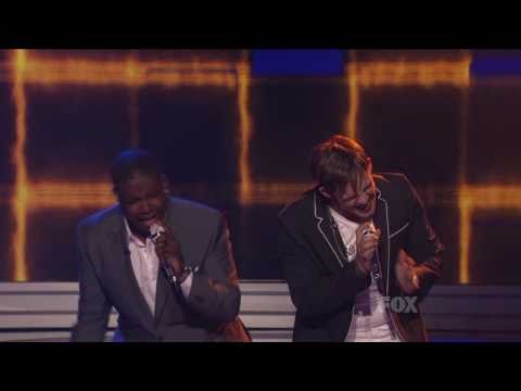 true HD James Durbin & Jacob Lusk duet "I'm into S...