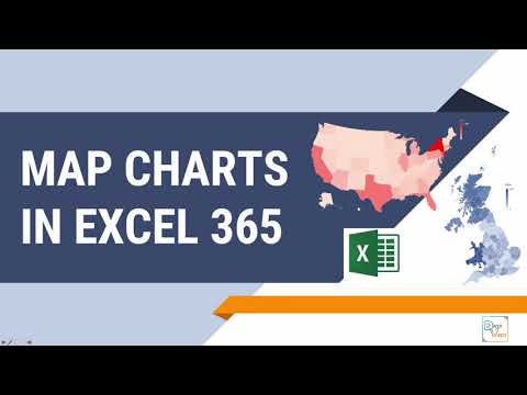 Excel 365에서지도 차트를 만드는 방법