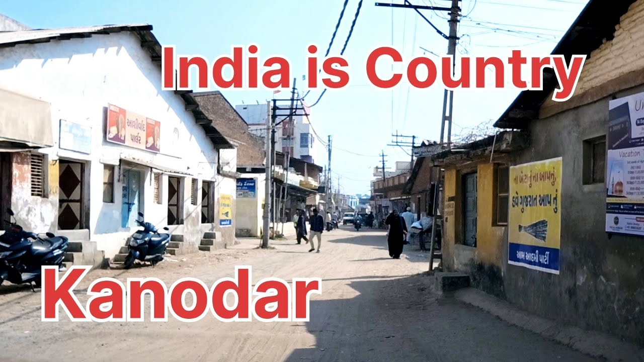 इन्दिया का ऐक सोटा शहर काणोदर || Gujrat ( Indea)