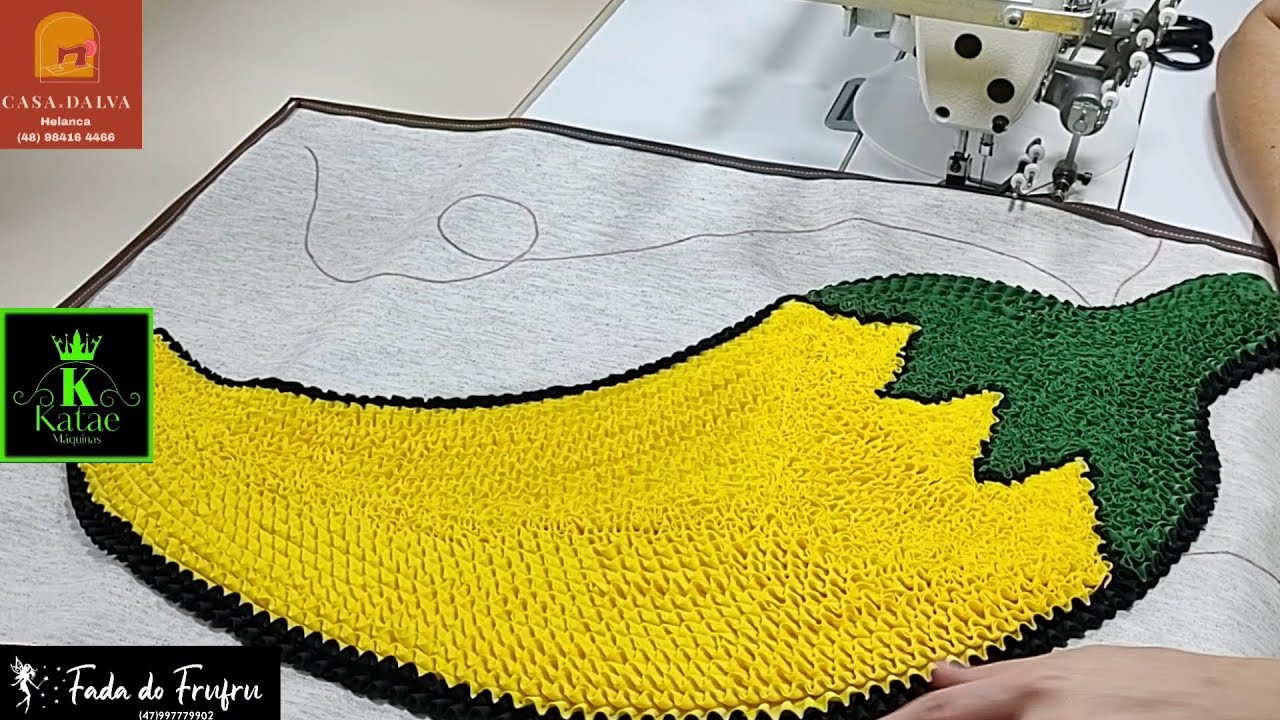 Fazendo só a Pimenta 🌶️ tapetes de fru fru