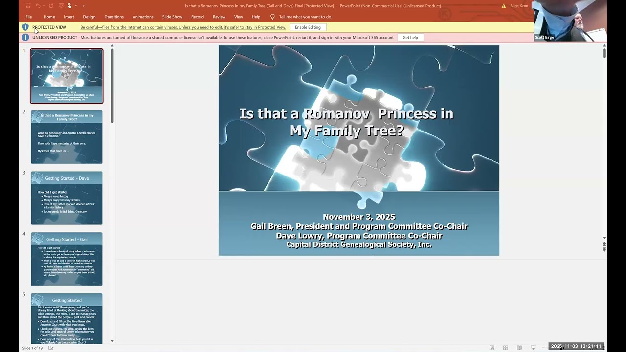 Emeritus Center Recording of Gail Breen and David Lowry on November 3, 2025