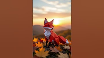 The fox is paper side it