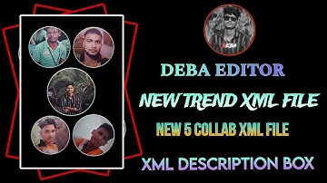 NEW 5 COLLAB XML FILE💥🧊|| ALIGHTMOTION NEW XML FILE💀🔥XML BY @yoursjibunacreation