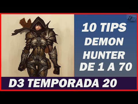 Vídeo: Consejos De Diablo 3 Demon Hunter: Sinvergüenza, Nivelación Rápida, Gemas De Armas, Armaduras