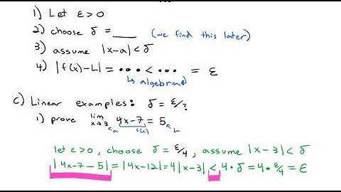 2.5 The Precise Definition of a Limit