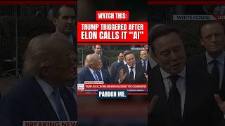 Trump VISIBLY TRIGGERED by Elon Musk ‼️