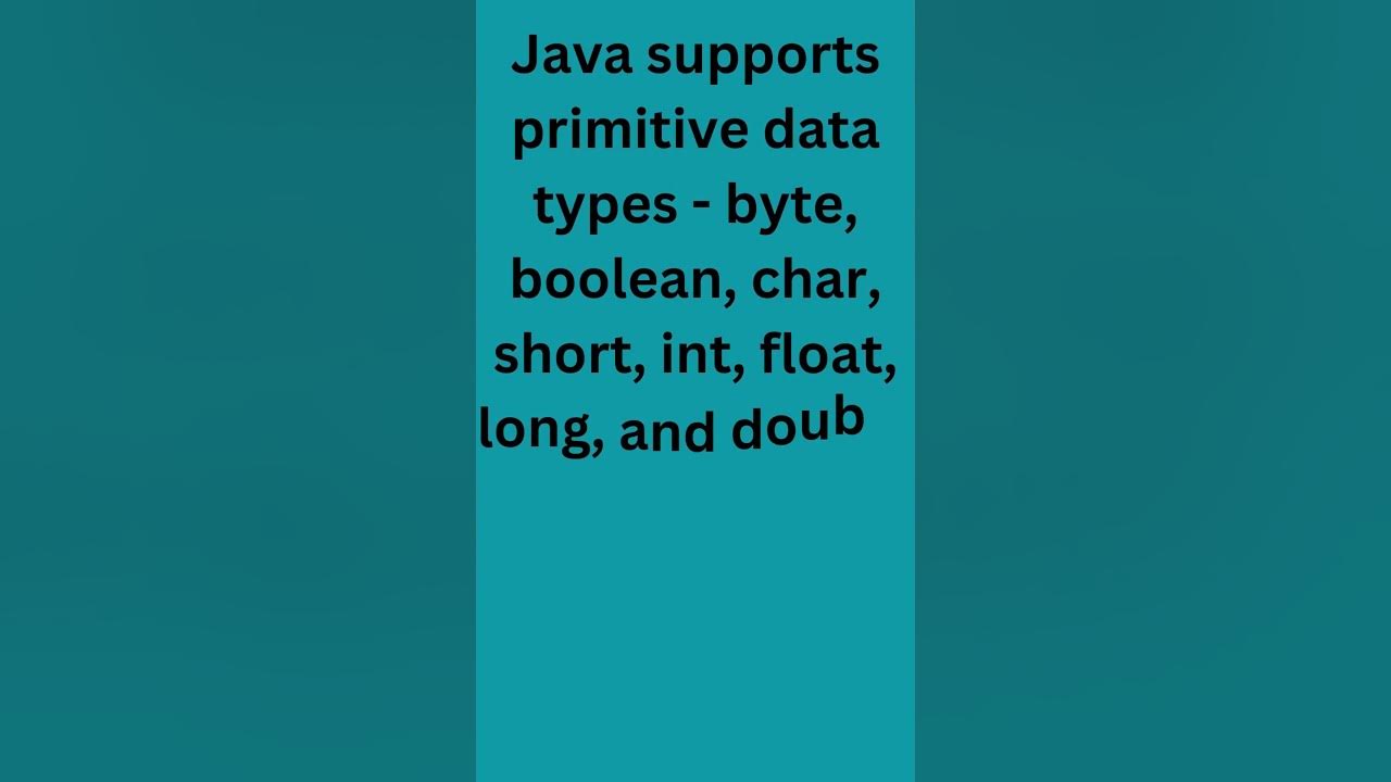 Why is java not a pure object oriented language java interview