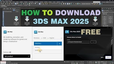 How To Install 3ds Max 2025