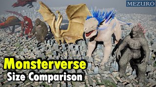 MonsterVerse Size Comparison | 3D Comparison 