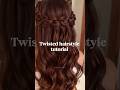 Twisted hairstyle 🧚&zwj;♂️ #fypviralシ #easyhairstyles #viralshort