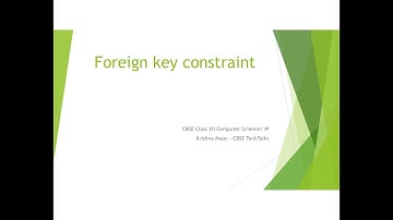 “Foreign Key Constraint in MySQL | Table-Level vs Column-Level | CBSE TechTalks”