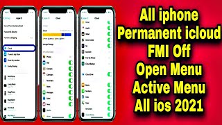 Iphone Open Menu Icloud Unlock Fmi Off Any Ios All Iphone Models Open Menu Method 2021