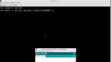 Python ile Arduino Seri Haberleşmesi - 1. Kısım