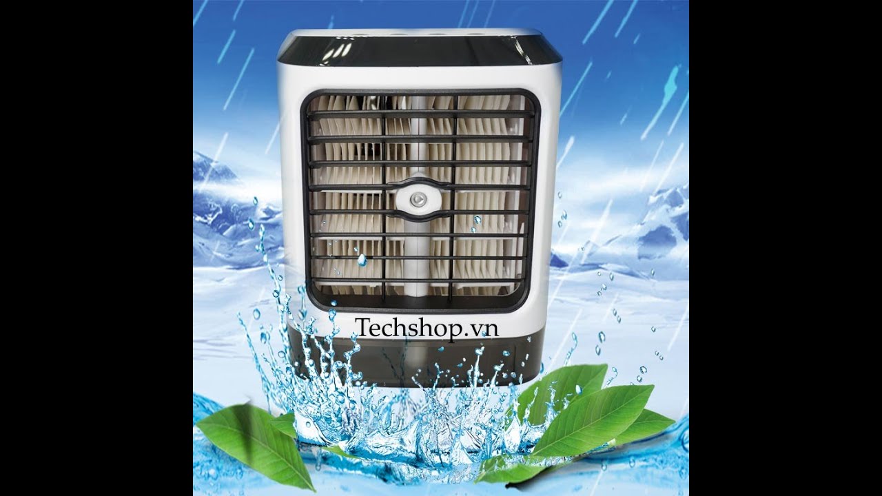 Máy làm ẩm không khí mini-quạt hơi nước mini|Review|Techshop.vn