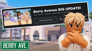 BERRY AVENUE *BIG AIRPORT* UPDATE EVENT! ✈️