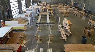 Weinmann wall panel line at Integrity